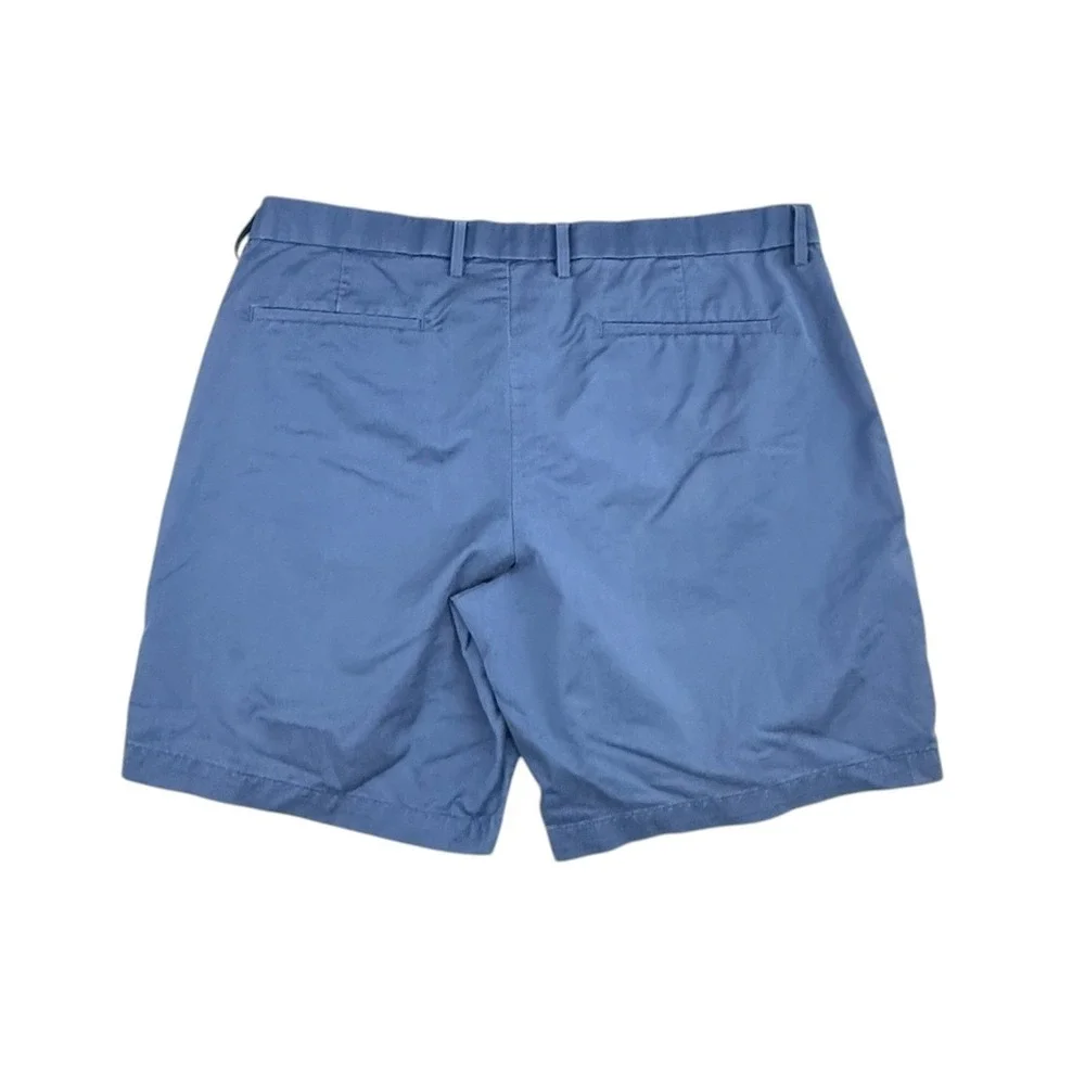Banana Republic Core Temp Short Mens 38 Blue Chino Casual Lightweight Stretch
